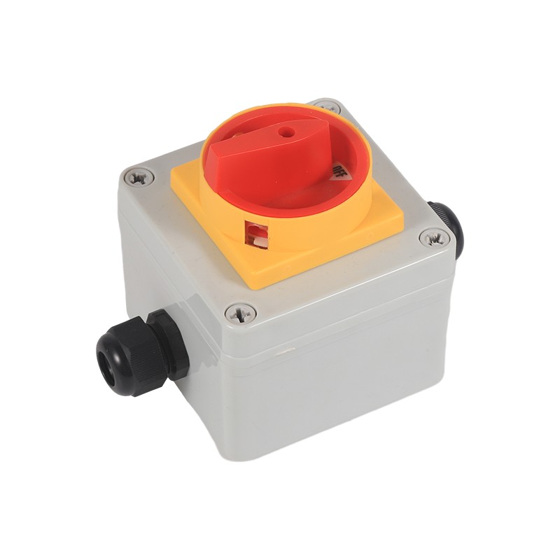 Interruptor de desconexión de carga de la serie LW30 con caja impermeable.